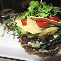 main course at Nama Artisan Raw Foods in West London