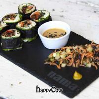 I love Raw Sushi platter from Nama. You have tro try it!!! at Nama Artisan Raw Foods in West London