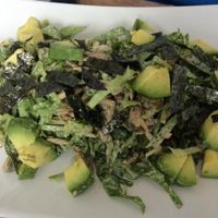 delicious Salad with Avocado.  at Nama Artisan Raw Foods in West London