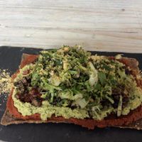 Raw Pizza. at Nama Artisan Raw Foods in West London