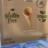 Ice cream cones are vegan & GF   at Amore Mio in Bouillon