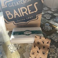 Confezione da asporto con cialdine veg  at Gelateria Baires 1997 in Turin