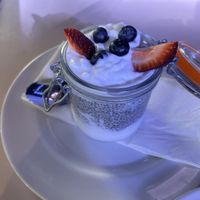 Chia pudding  at Gecko's Cafe in Yulara