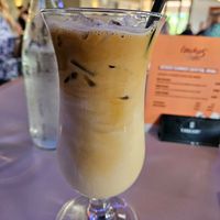 Oat Iced Latte at Gecko's Cafe in Yulara