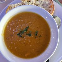 Soup of the day: Veggies at Gecko's Cafe in Yulara