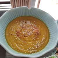 Pumpkin Soup at Illumination Café in Koh Samui