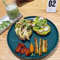 Avocado and mushroom toast   at 25s Cafe in Hoi An