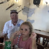 Watching the football   at Grace O'malleys  in Salou