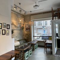 Restaurant von innen  at DUKKI in Berlin