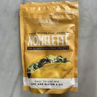 Egg free omelette  at Ionion Super Market in Corfu