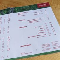 menu at Obsthof am Steinberg in Frankfurt