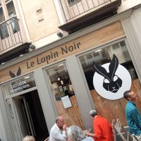facade at Le Lapin Noir in Rennes