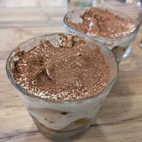 Tiramisú chocolat café at Le Lapin Noir in Rennes