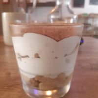 tiramisu at Le Lapin Noir in Rennes