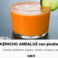 Gazpacho vegano at La Bodega de Godivah in Ponferrada