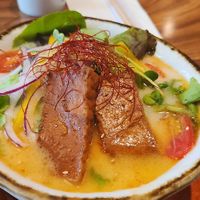 Vegetable ramen without the egg at Marufuku Ramen in San Francisco