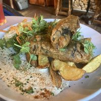 Banana blossom   at Fountain Head - Pub in Brighton