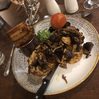 Cauliflower steak  at 1744 Restaurant in Newton Aycliffe