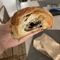 Inside of Pain au chocolat  at Craft Vegan Bakery - Palermo Soho in Buenos Aires