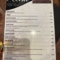 Some already vegan items, and some customizable items    at Edge Of The World Brewery in Colorado City