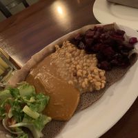 Gursha combo  at Bersi Ethiopian Restaurant in Brooklyn