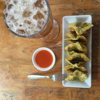Fried dumplings  at Mercy House in Phnom Penh