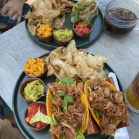 Vegan jackfruit and burrito   at Abrazo in Trincomalee