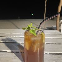 Iced teaa  at Abrazo in Trincomalee