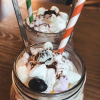 Vegan hot chocolate  at Prinz in Schwabach