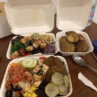 Build your own bowl. Rosemarie potatoes   at Toss It in Phnom Penh