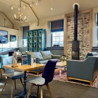 Seating in the restaurant   at An Talla in Inverness
