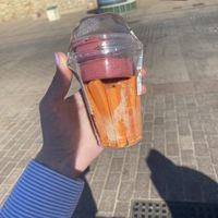 Carrot and hummus pot   at Starbucks in Cordoba