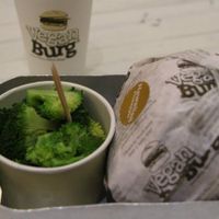 Broccoli florets at Veganburg - Marina Bay in Central Singapore