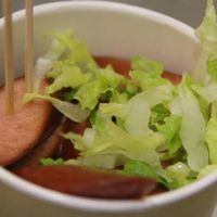 Smokey mini franks at Veganburg - Marina Bay in Central Singapore