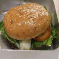 Smokey BBQ burger at Veganburg - Marina Bay in Central Singapore