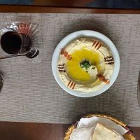 Hummus  at Restorant Arabesque in Tirana