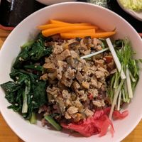 Fried sauce noodle( rice version) at Taiwan Rakuzen - 台湾ベジキッチン楽膳 in Osaka