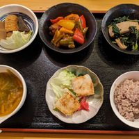 Obanzai set ( 4 plates) at Taiwan Rakuzen - 台湾ベジキッチン楽膳 in Osaka