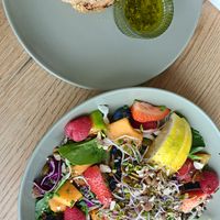 Veganer Salat at Cafe Møller in Hirtshals