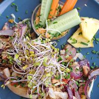 Baked Potato at Cafe Møller in Hirtshals