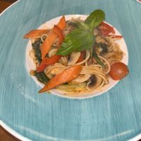 Spaghetti Primavera (vegan)   at Pomodori in Berlin