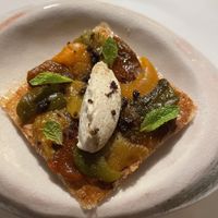  Peppers with cashew cheesee  at Sensi Restaurant in Amalfi