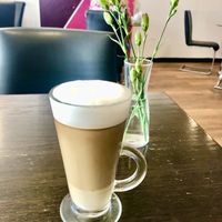 Oat latte  at Kook in Bangor