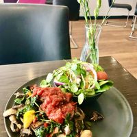 Vegan bagel  at Kook in Bangor