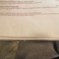 Pasta at Ristorante Profumi Di Cous Cous in San Vito Lo Capo