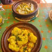 Cauliflower tajine at Shyadma's Vegan Food in Essaouira