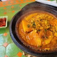 Pumpkin Tajine at Shyadma's Vegan Food in Essaouira