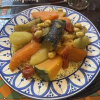 Vegetable couscous   at Shyadma's Vegan Food in Essaouira