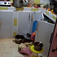 The kitchen! at Shyadma's Vegan Food in Essaouira