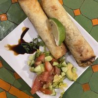 The spring rolls were so good!! I also really enjoyed the salad  at Shyadma's Vegan Food in Essaouira